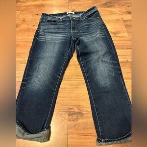Rolled Jean capris